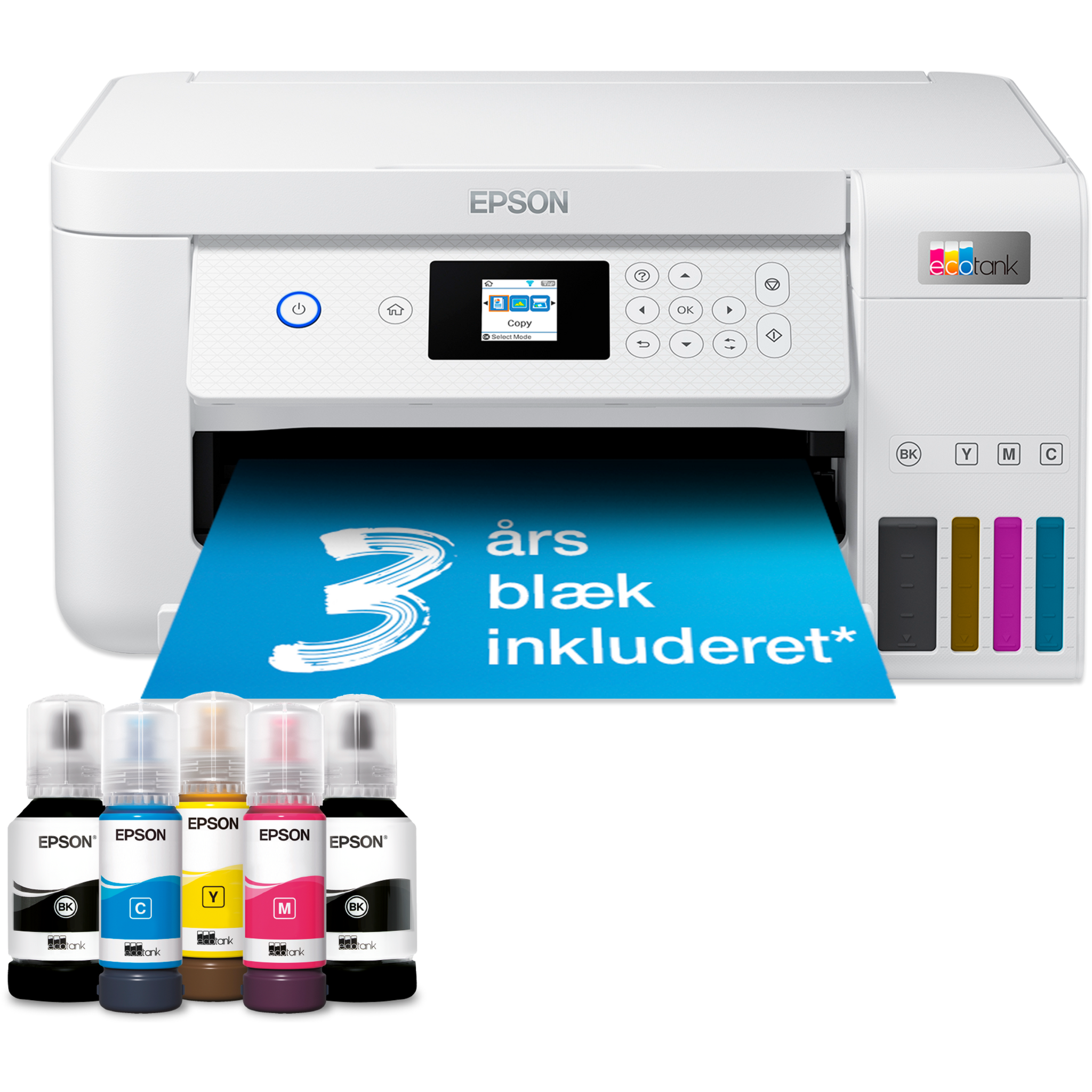 8715946686387 Epson EcoTank ET-2856 - A4-multifunktionsprinter Computer & IT,Printere & Scannere,Inkjet printere 27000000130 ET-2856