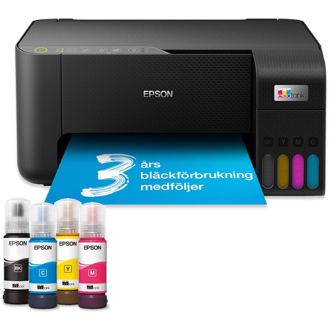 8715946725949 Epson EcoTank ET-2860 - A4 wi-fi-multifunktionsprinter Computer & IT,Printere & Scannere,Inkjet printere 2190010698 W128812508