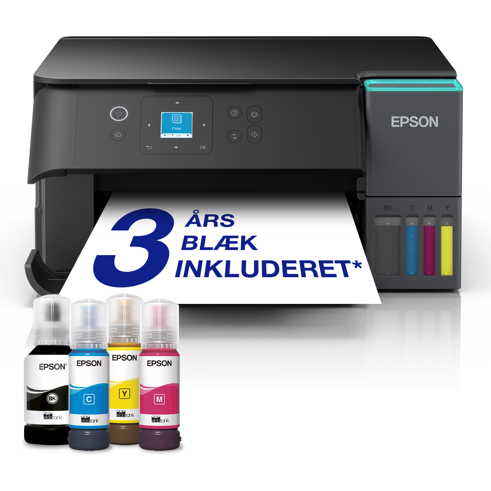 8715946733050 Epson EcoTank ET-2950 A4-multifunktionsprinter Computer & IT,Printere & Scannere,Inkjet printere 2190015702 C11CL41404