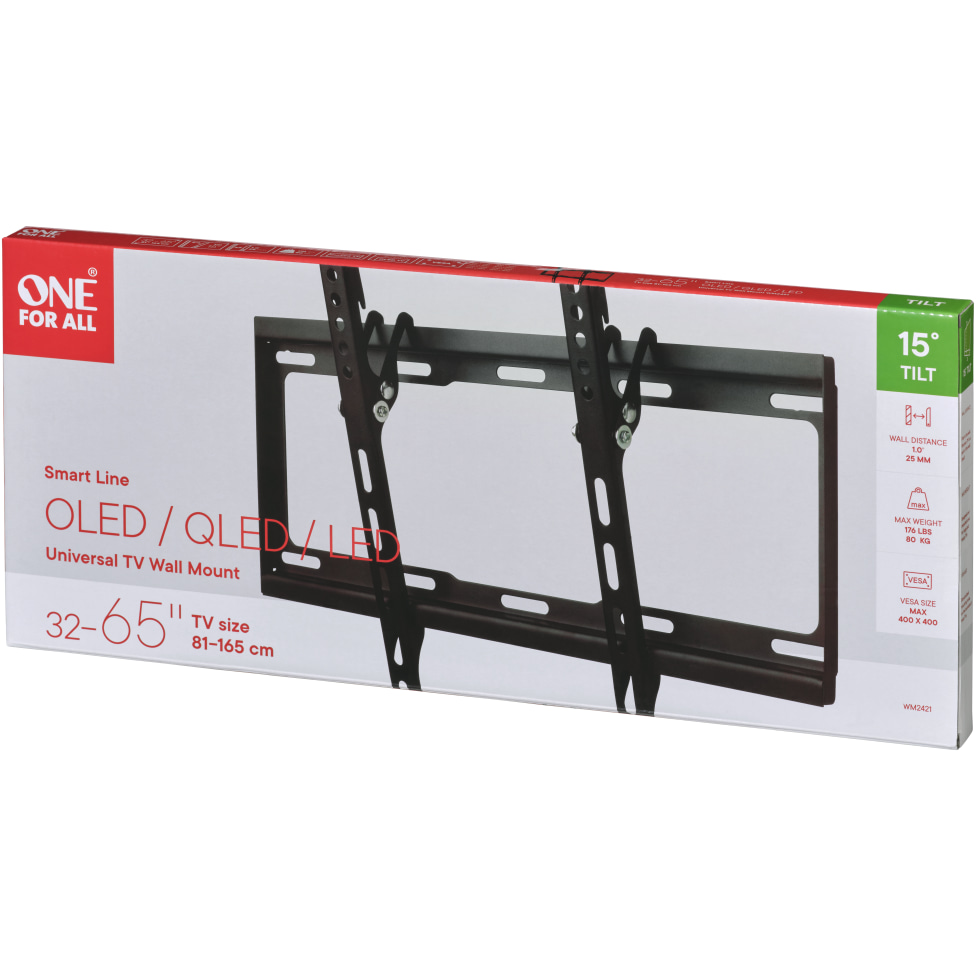 8716184064258 One For All WM2421 Smart Tilt vægbeslag TV & HIFI,TV,Vægbeslag 74600011200 WM2421