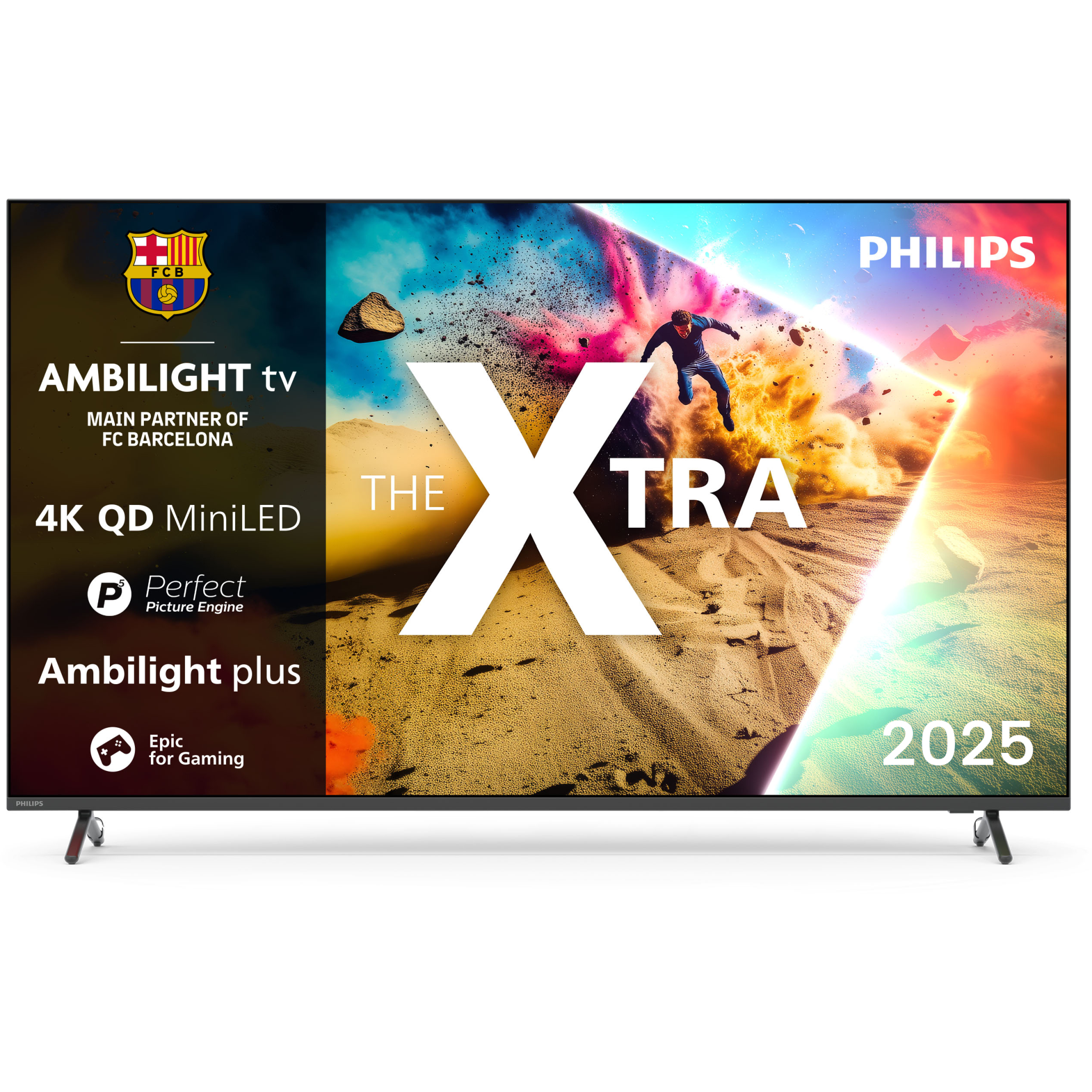 8718863048573 Philips 75MLED950/12 The Xtra - QD-Mini LED Ambilight TV TV & HIFI,TV,TV 2190013221 75MLED950/12