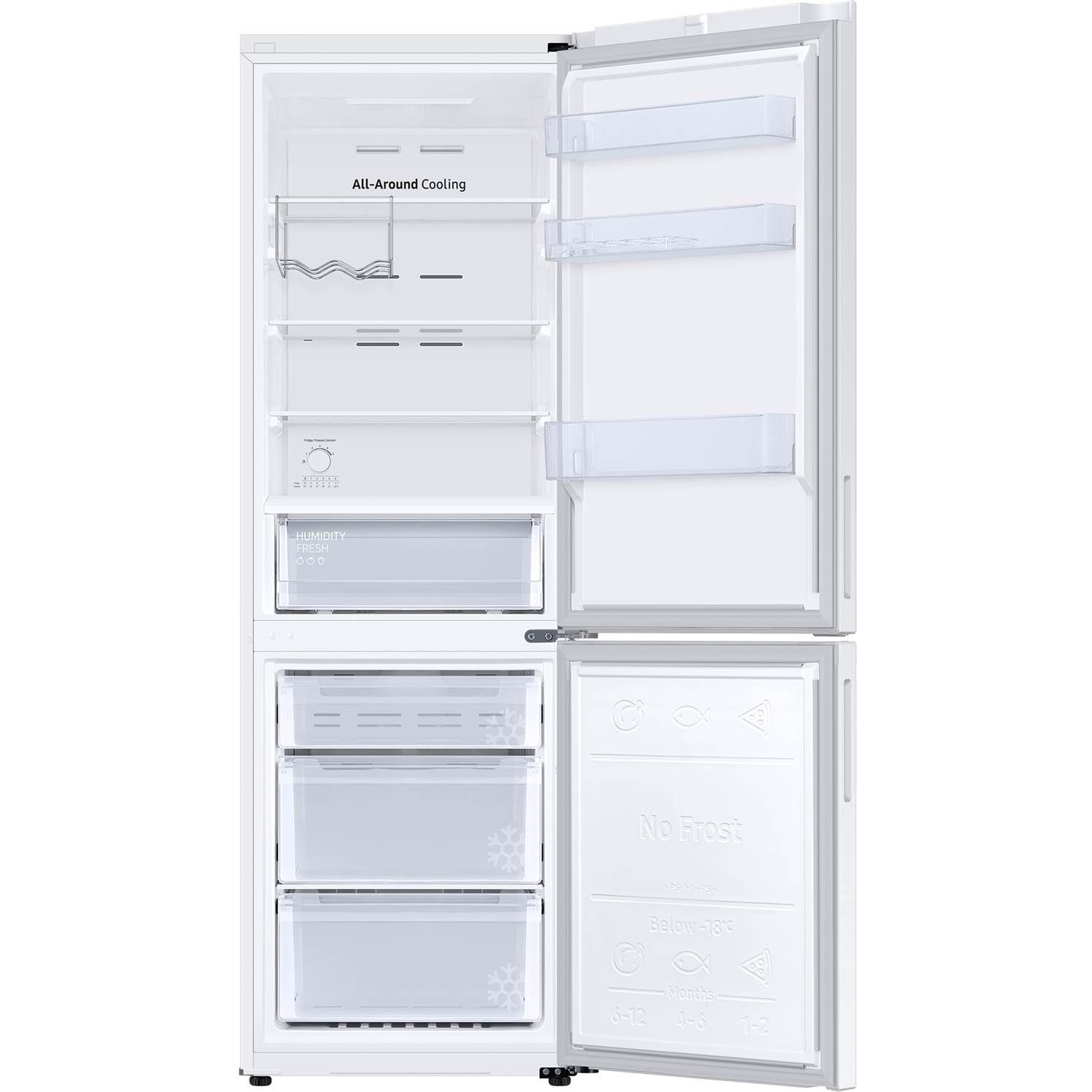 Samsung RB33B612EWW/EF - Fritstående kølefryseskab