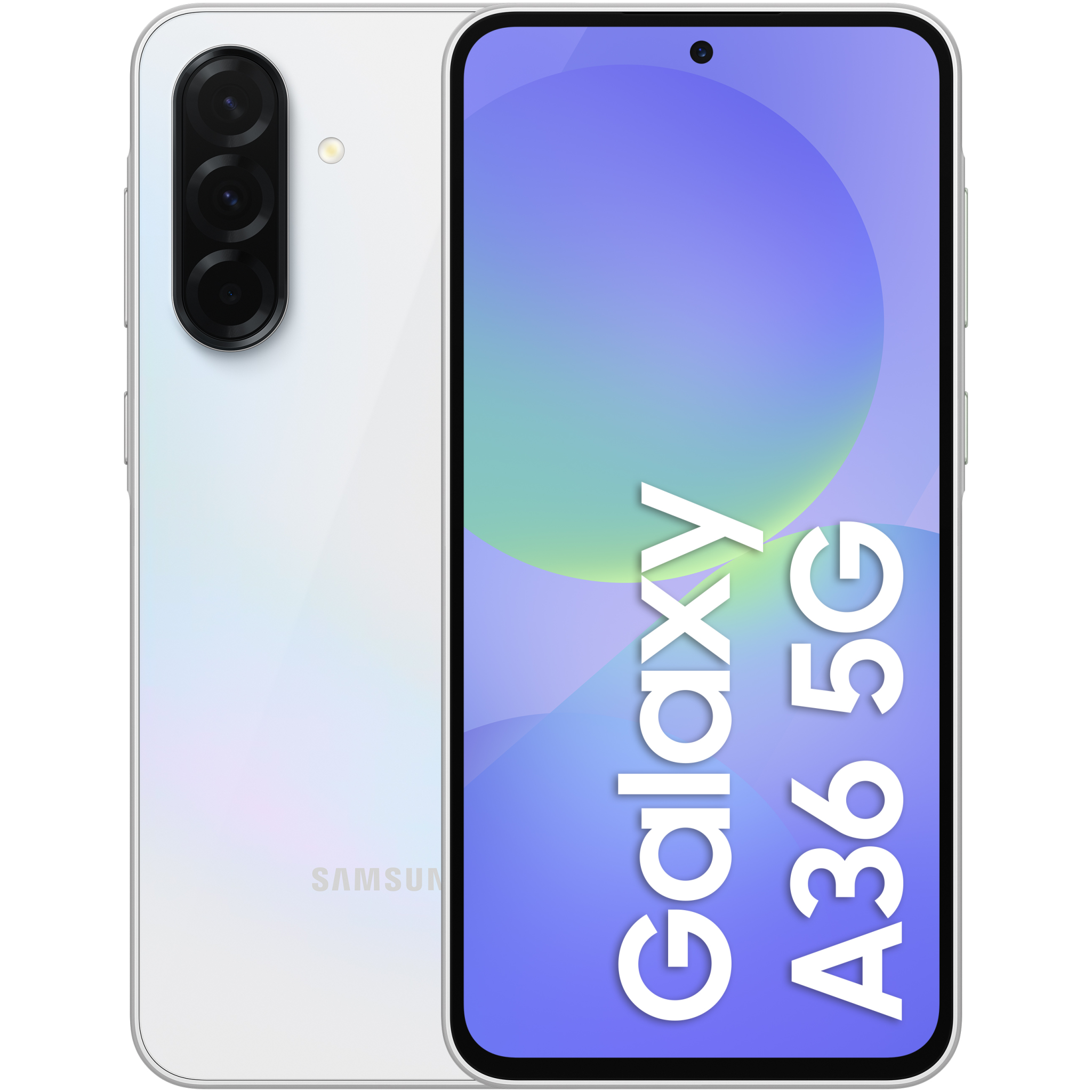 8806095984285 Samsung Galaxy A36 5G 128GB/6GB Awesome White - EU Model - M Telefon & GPS,Mobiltelefoner,Mobiltelefoner 16800029340 SM-A366BZABEU
