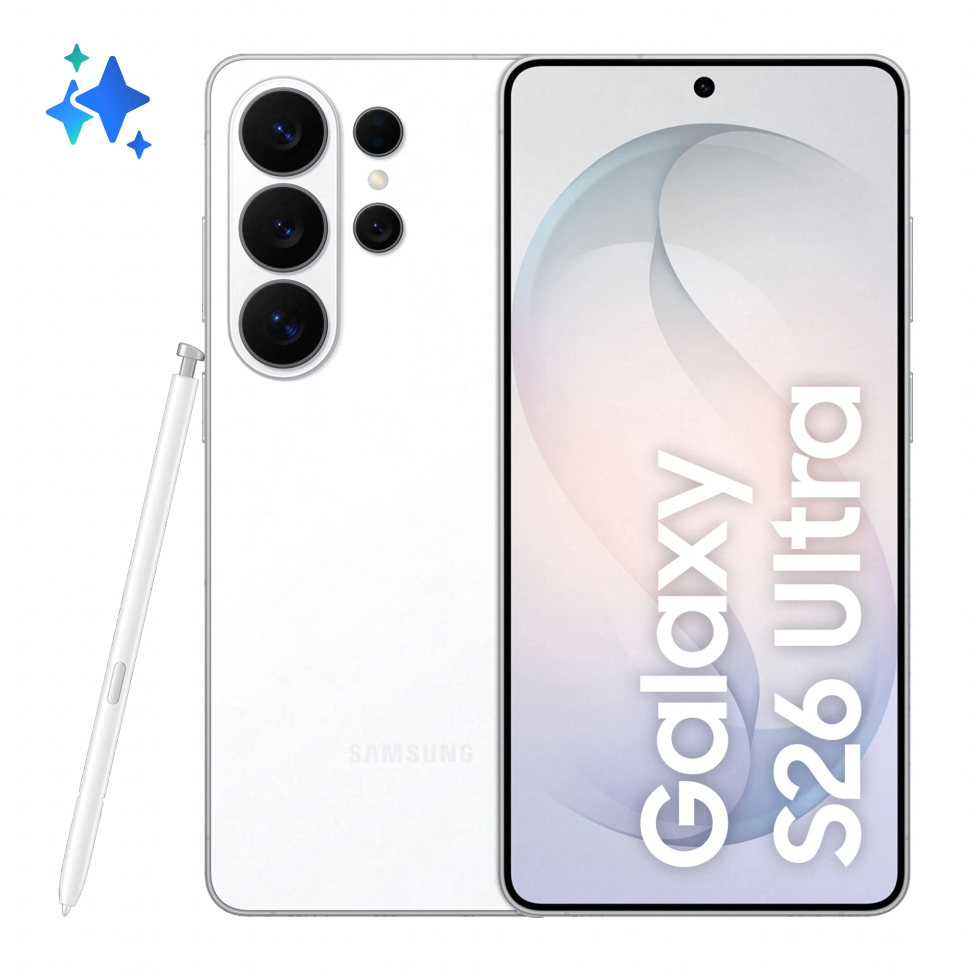 8806097826842 Samsung Galaxy S26 Ultra 1TB/16GB white Telefon & GPS,Mobiltelefoner,Mobiltelefoner 16800031030 SM-S948BZWHEU