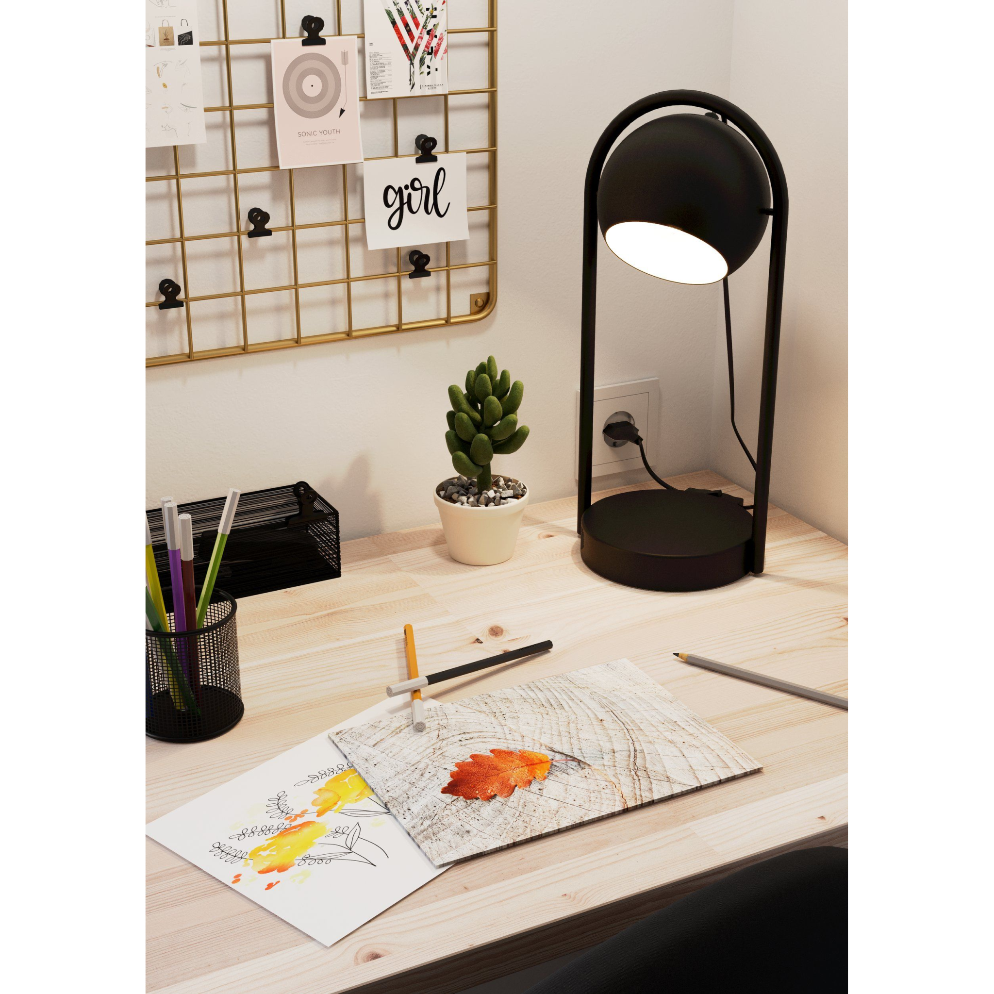 9008606235421 Eglo MURNIA sort - Bordlampe Lamper,Bordlamper,Bordlamper 83100006470 900314