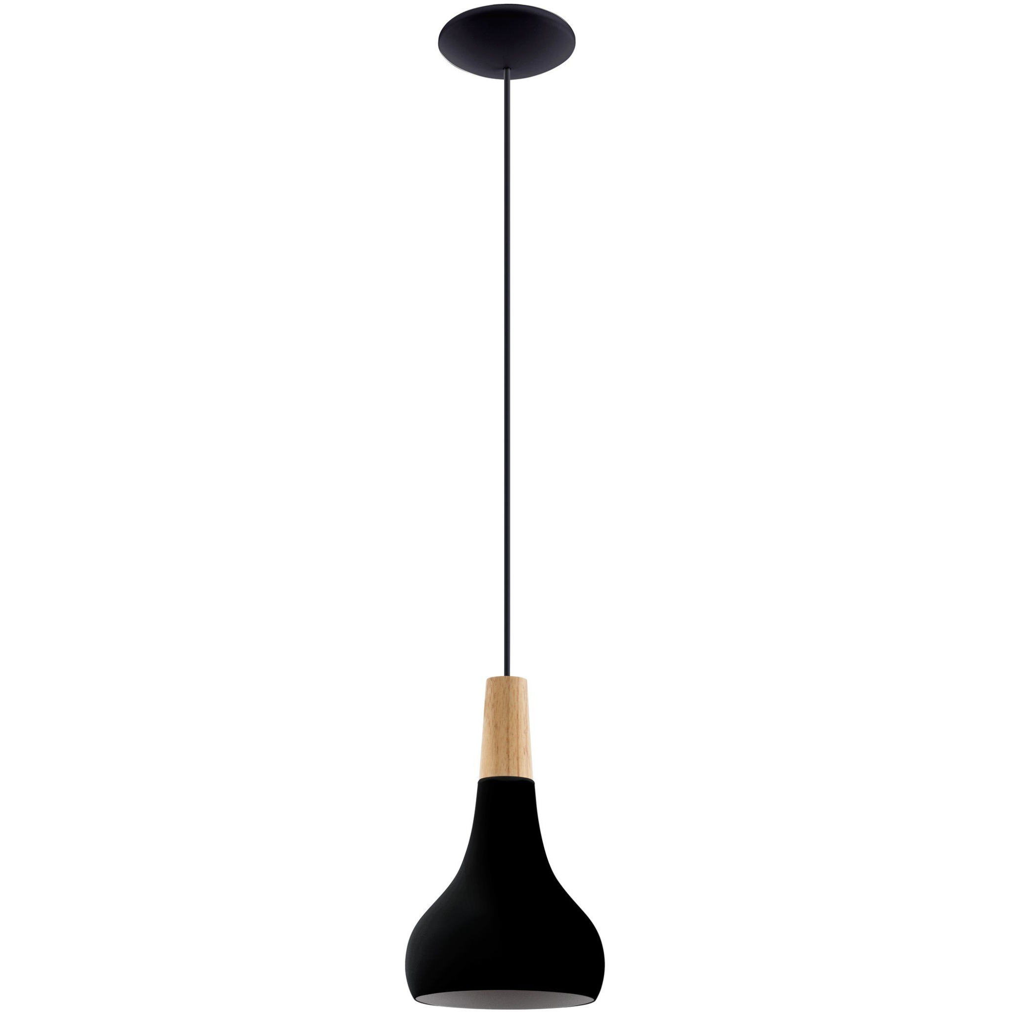 9008606235773 Eglo SABINAR sort Ø18 - Pendel Lamper,Pendler-/ Hængelamper,Pendler/Hængelamper 83100006070 900161