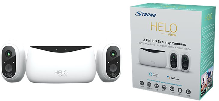9120072372322 HELO IP kamera kit (2xFHD cam+1xbase) Hus & Have,Smart Home,Alarm & overvågning 20500240644 CAMERA-B-KIT