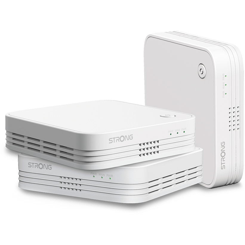 9120072375460 Strong Mesh 1200 Kit (2,4+5GHz) ATRIA 3-pack Computer & IT,Netværk,Routere 2190010695 MESH1200-3