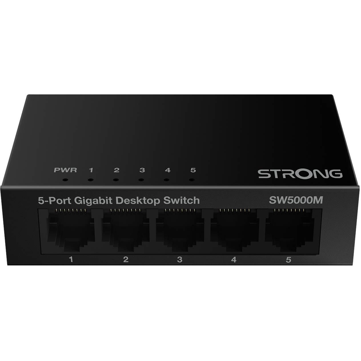 9120072375637 Strong switch 5 Gigabit ports metal - Switch Computer & IT,Netværk,Diverse netværk 2190006013 SW5000M