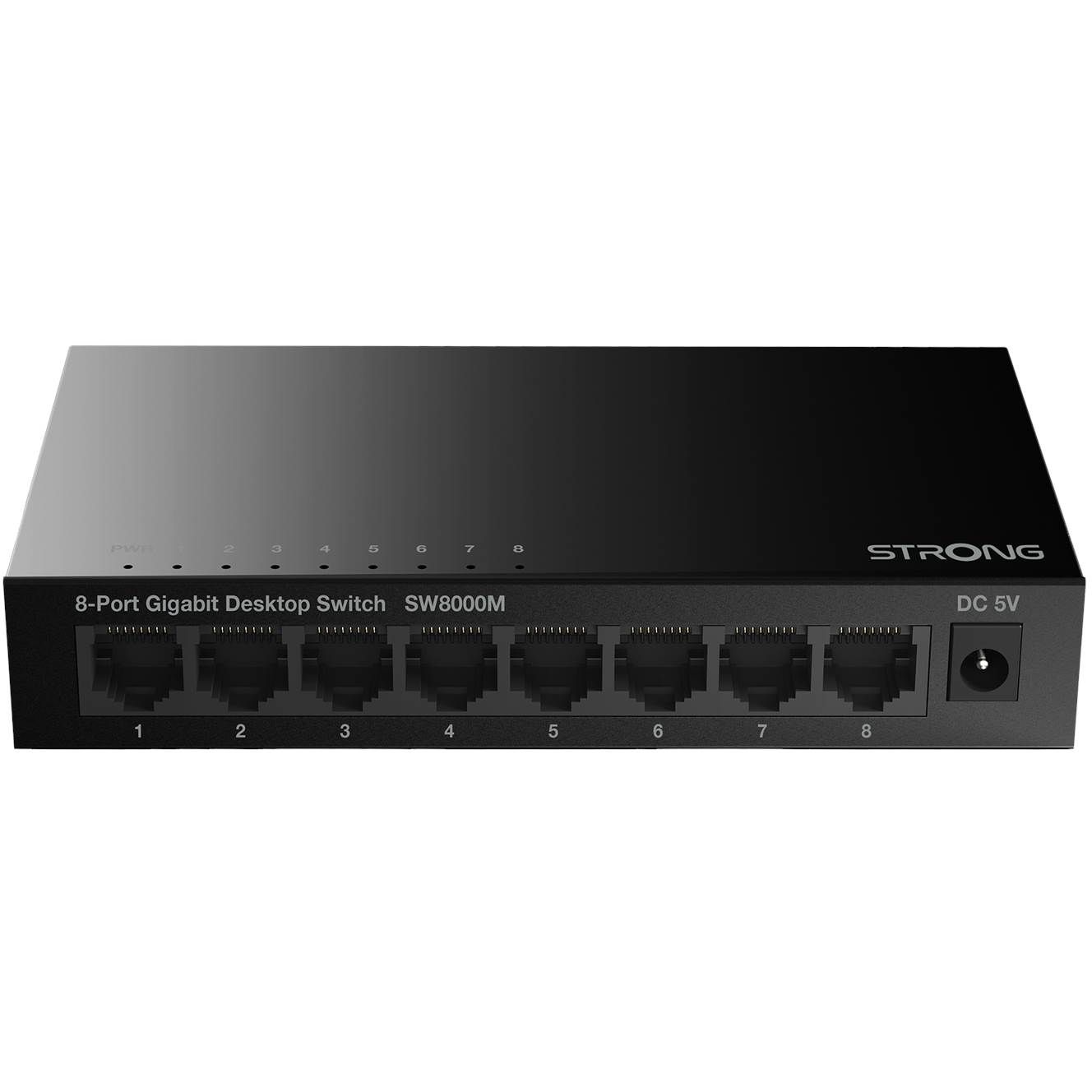 9120072375644 Strong switch 8 Gigabit ports metal - Switch Computer & IT,Netværk,Diverse netværk 2190006015 SW8000M