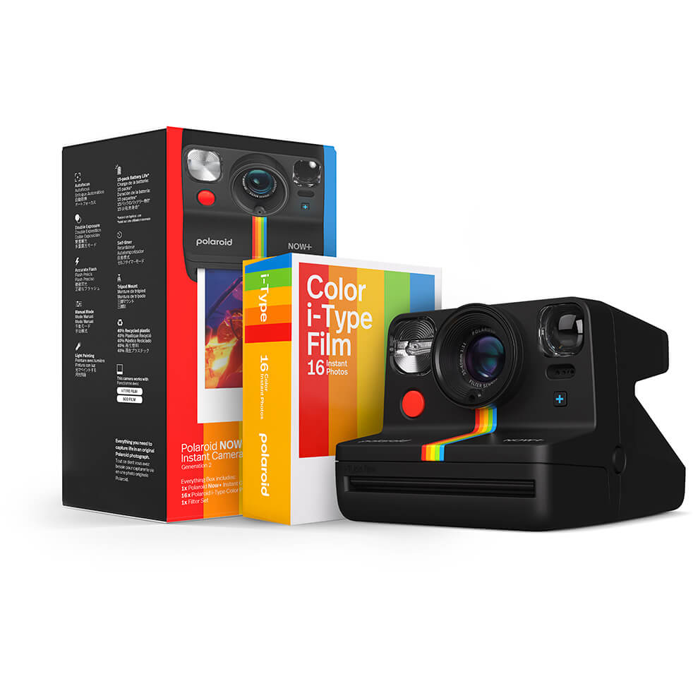 9120096774652 Polaroid Kamera Now+ Gen. 2 Everything Box App, sort - Insta Foto,Analog kameraer,Analog kameraer 15000003710