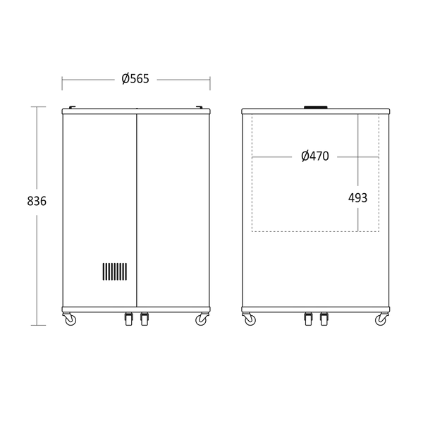 Scandomestic FT 87 BE - Fryseskab/-boks