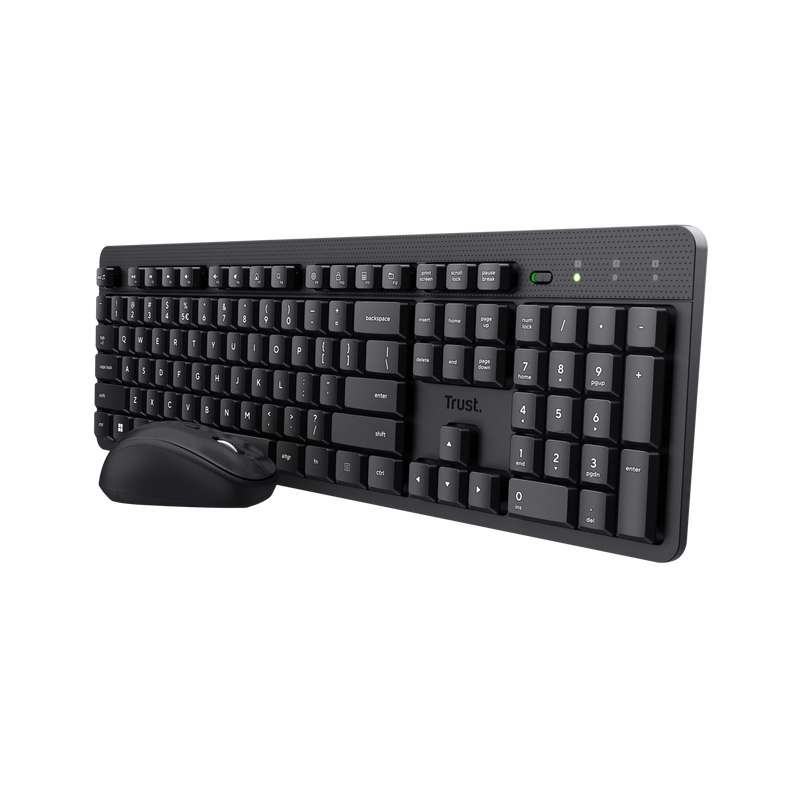 TRUST ODY II WL KEYBOARD & MOUSE ND - Tastatur og mus