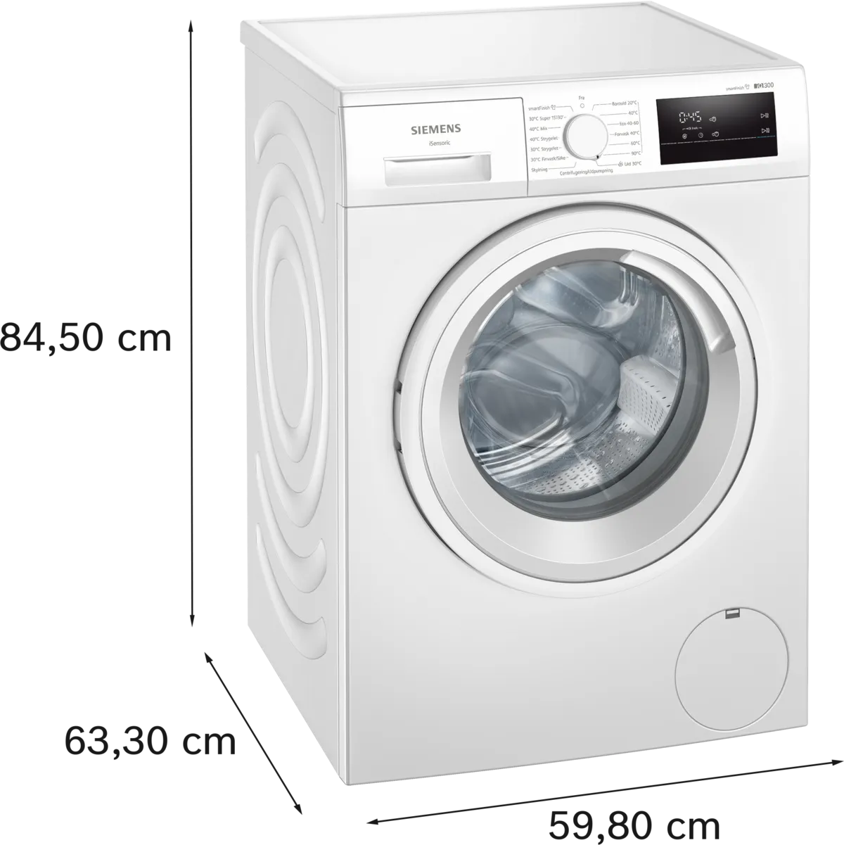 Siemens WM14N03LDN - Frontbetjent vaskemaskine