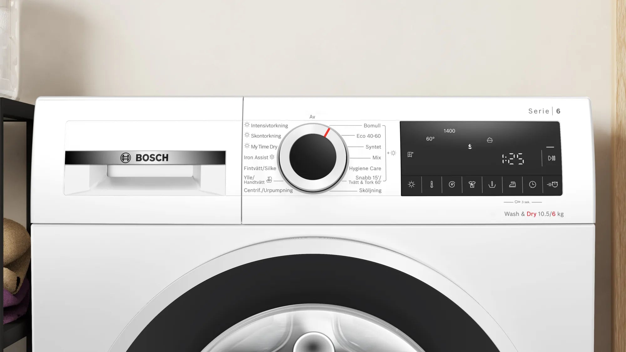 Bosch WNG2540LSN - Vaske/tørremaskine