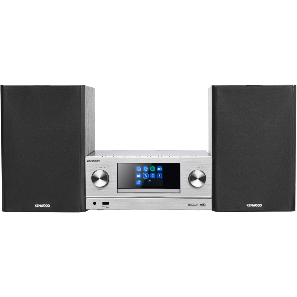 Kenwood M-9000S-S smart micro HiFi system, sølv