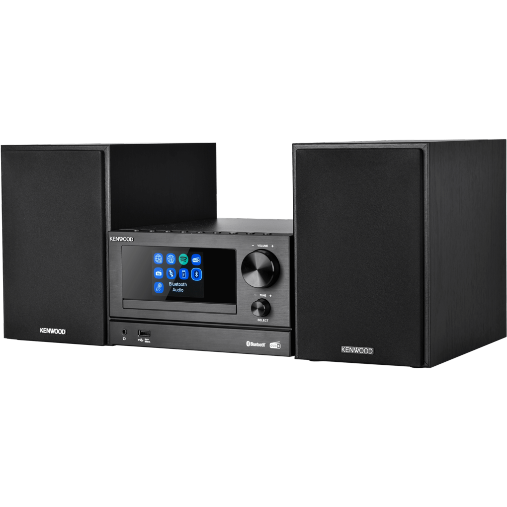 Kenwood M-7000S-B smart micro HiFi system, sort