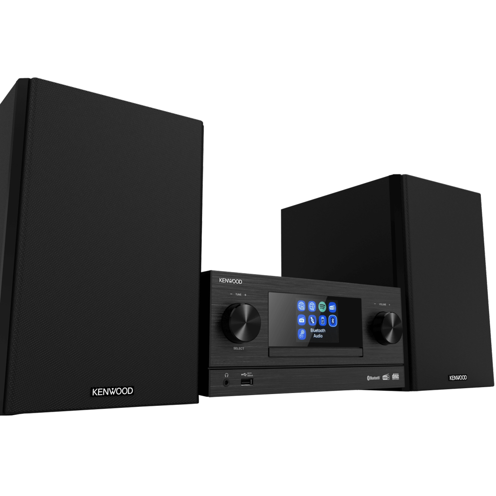 Kenwood M-9000S-B smart micro HiFi system, sort