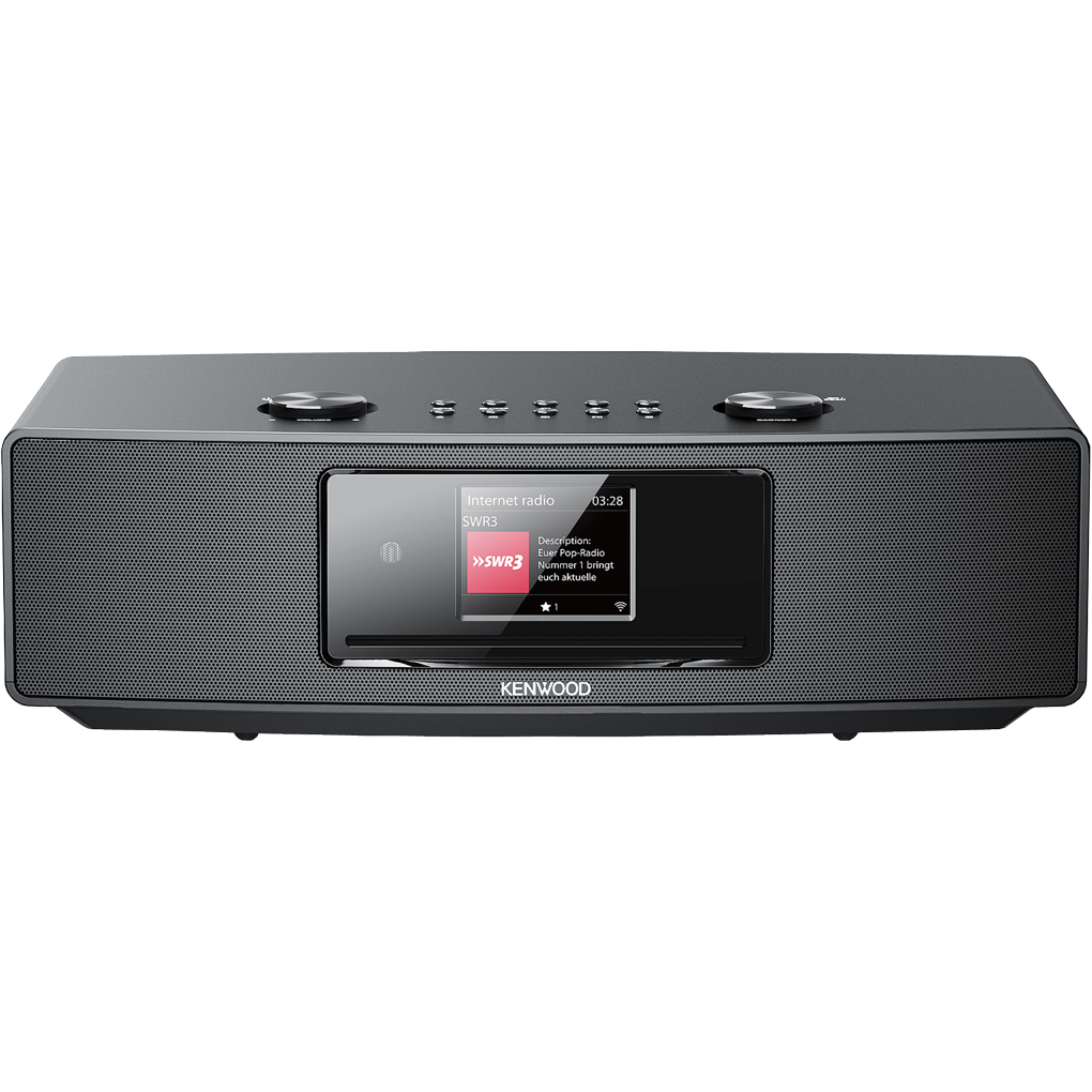 Kenwood CR-ST700SCD-B smart radio HiFi system, sort