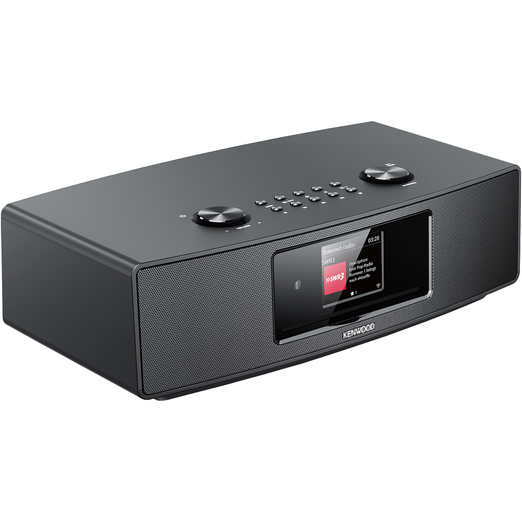 Kenwood CR-ST700SCD-B smart radio HiFi system, sort