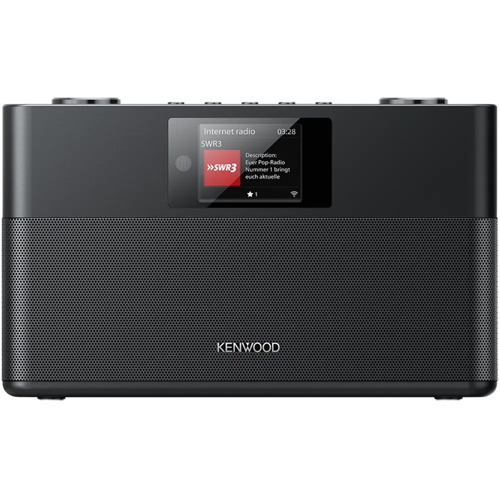 Kenwood CR-ST120S-B smart radio, sort