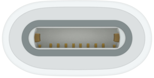 Apple USB-C to Apple Pencil Adapter (mellemstykke) - MQLU3ZM