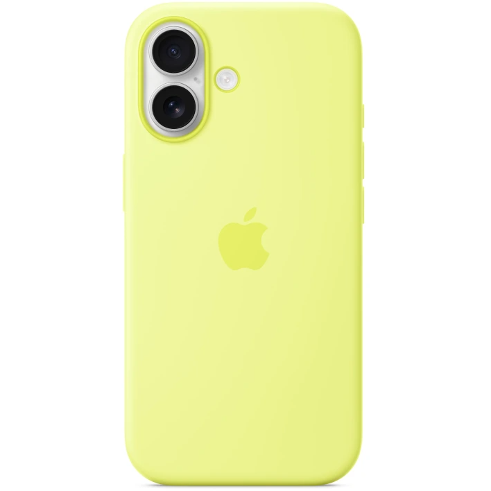 iPhone 17 Silicone Case with MagSafe - Neon Yellow - Cover