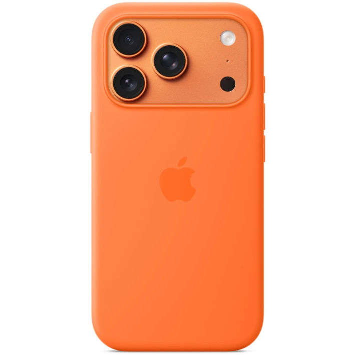 iPhone 17 Pro Silicone Case with MagSafe Orange - Cover