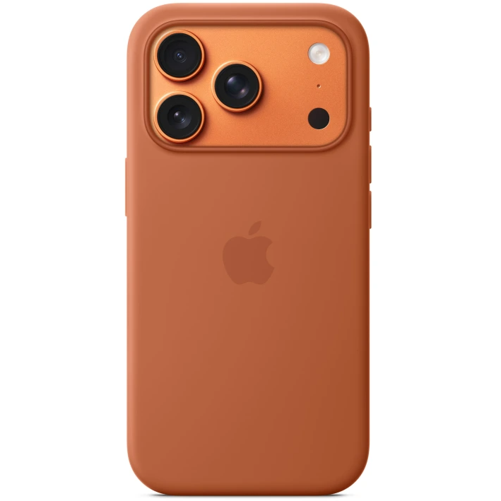 iPhone 17 Pro Silicone Case with MagSafe Terra Cotta - Cover