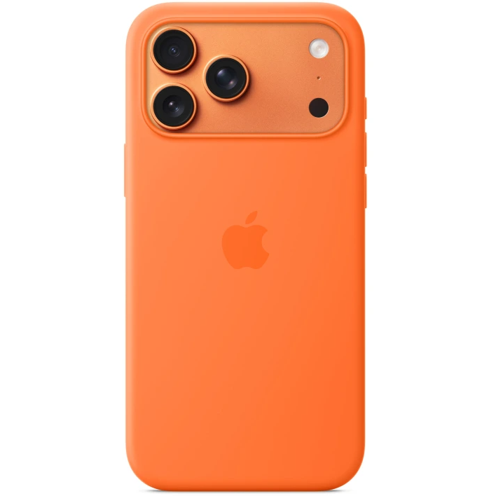 iPhone 17 Pro Max Silicone Case with MagSafe Orange - Cover