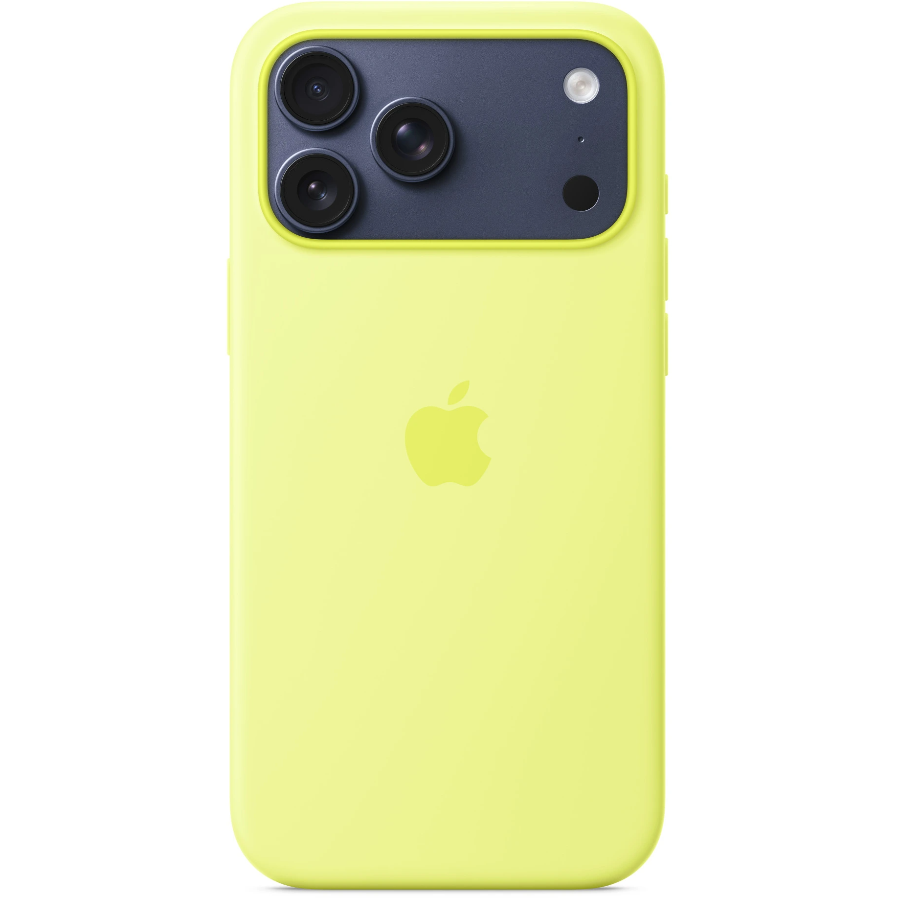 iPhone 17 Pro Max Silicone Case with MagSafe Neon Yellow - C