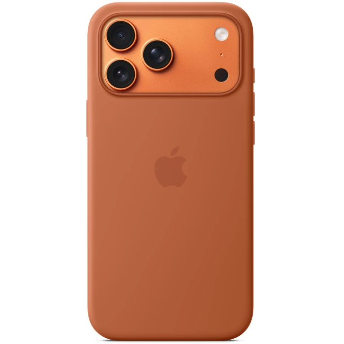 iPhone 17 Pro Max Silicone Case with MagSafe Terra Cotta - C