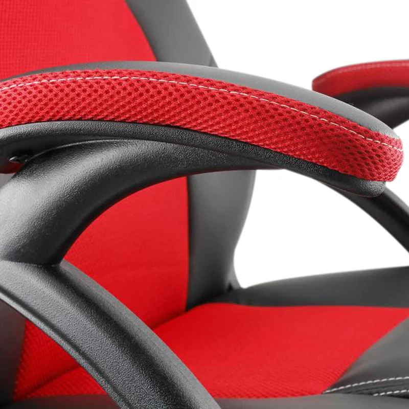 White Shark KINGS THRONE gamingstol, sort/rød