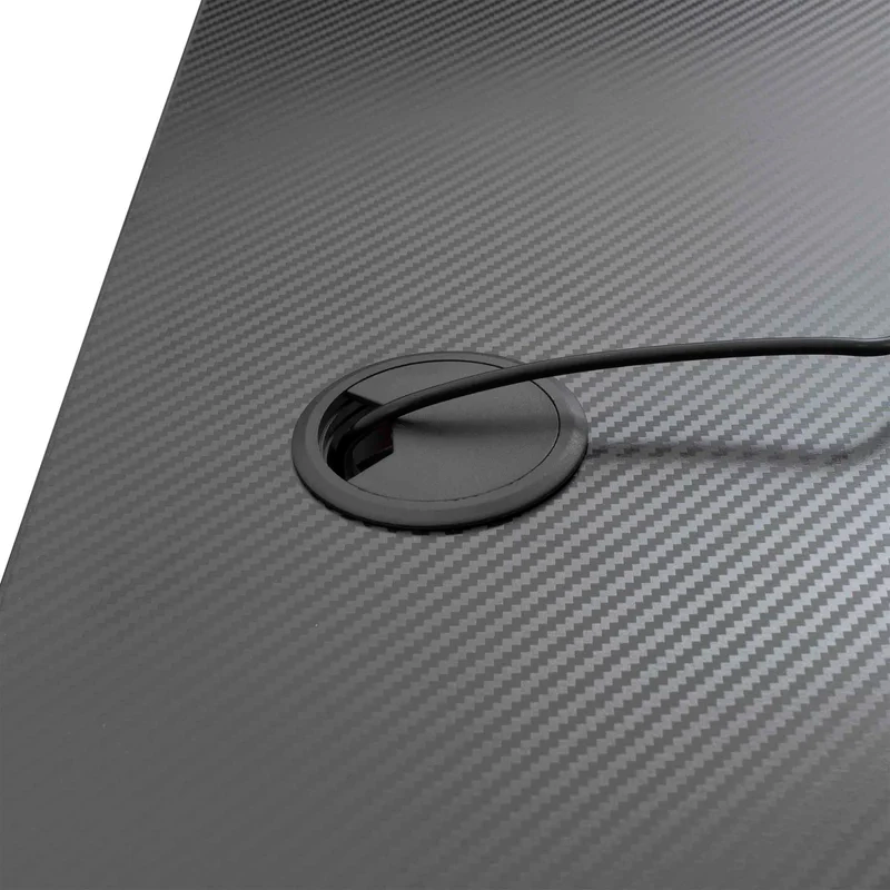 White Shark FIRE SHADOW gamingbord, sort/rød