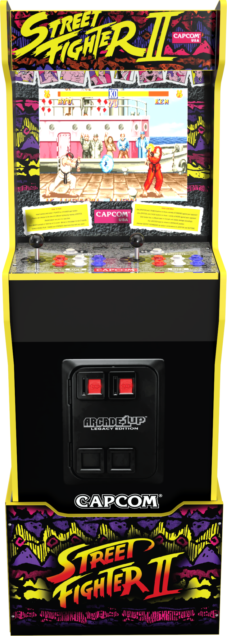 1220000272989 ARCADE 1 UP LEGACY CAPCOM STREET FIGHTER II TURBO - Arcadesp Computer & IT,Gaming,Gaming tilbehør 18900006950 STF-A-10142