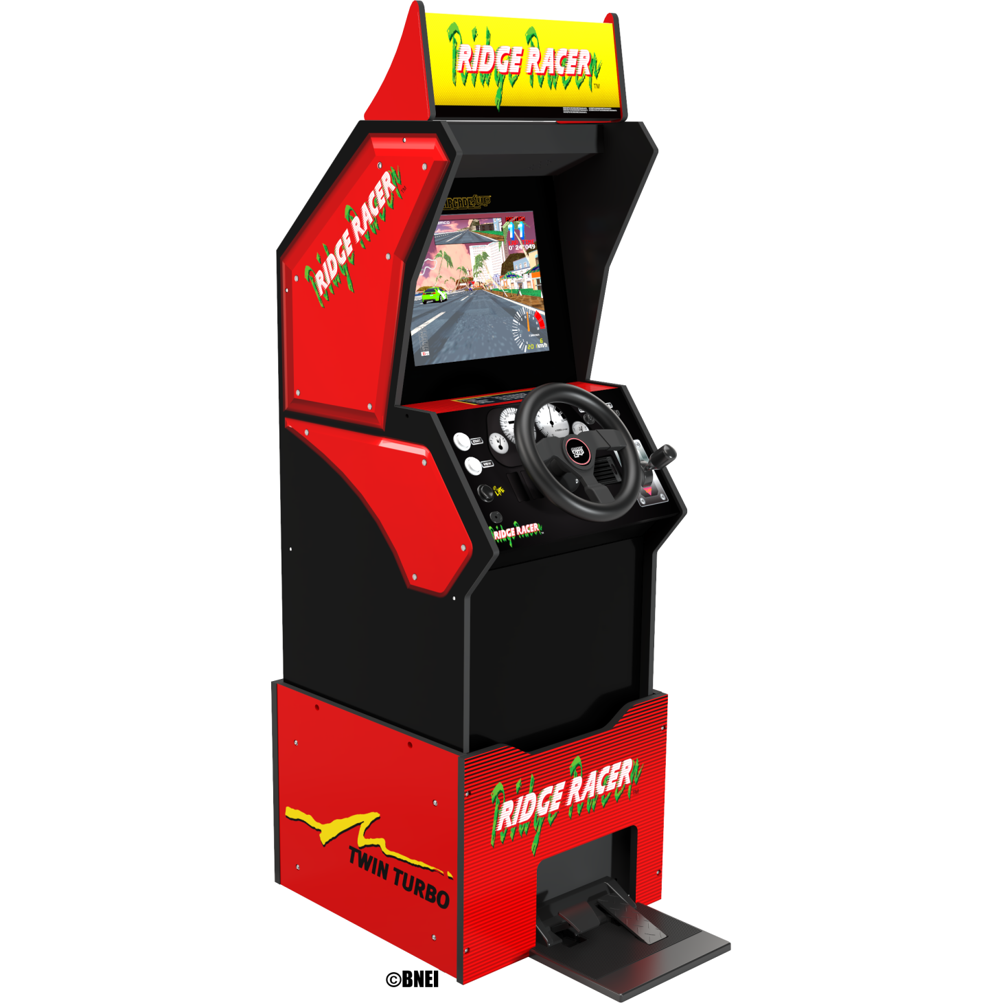 1220000273313 ARCADE 1 UP RIDGE RACER - Arcadespil Computer & IT,Gaming,Gaming tilbehør 18900009600 RID-A-10175