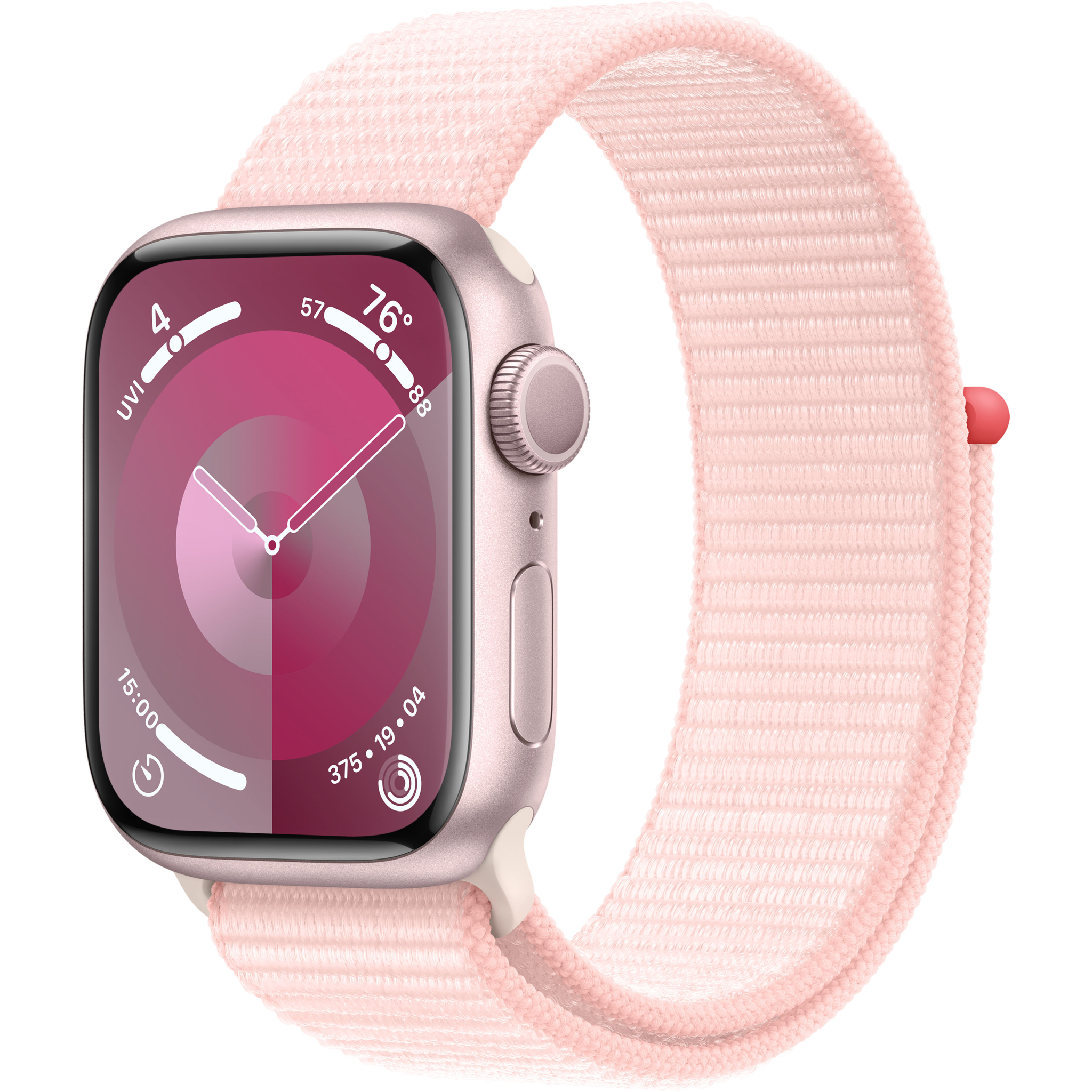 194253818229 Apple Watch Series 9 GPS 41mm Pink Aluminium Case with Light Telefon & GPS,Smartwatch,Watch 14900031950 MR953DH/A