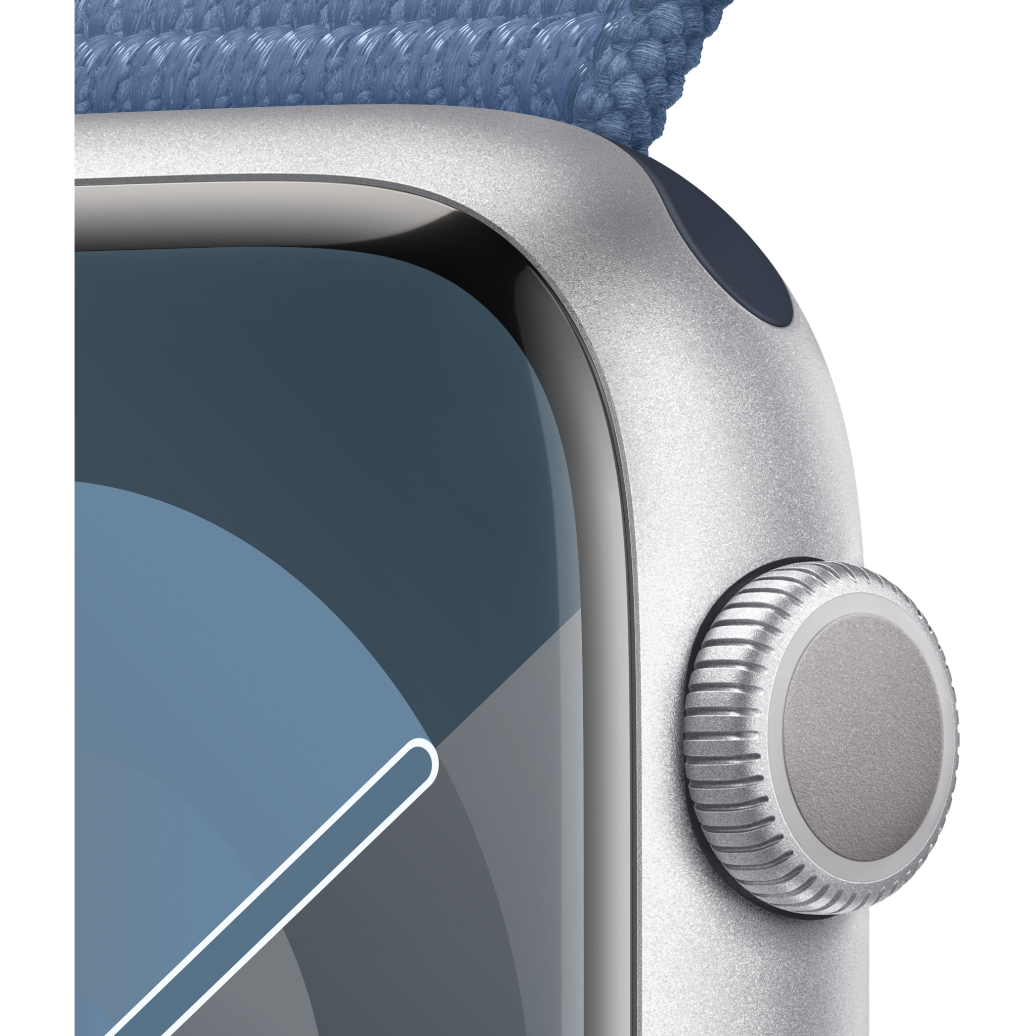 Watch Series 9 GPS 45mm Silver Aluminium Case / Winter Blue