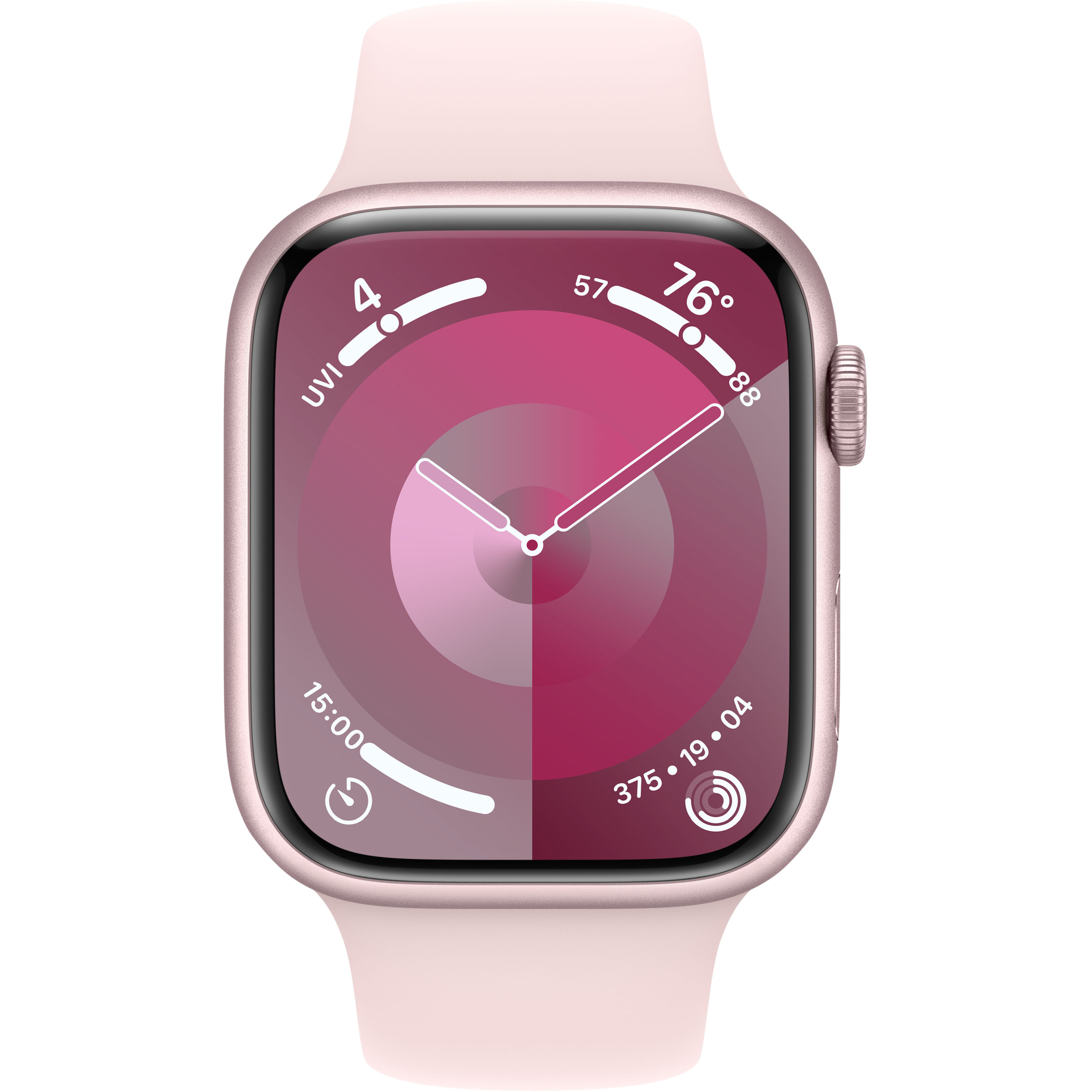 Watch Series 9 GPS 45mm Pink Aluminium Case / Light Pink Spo