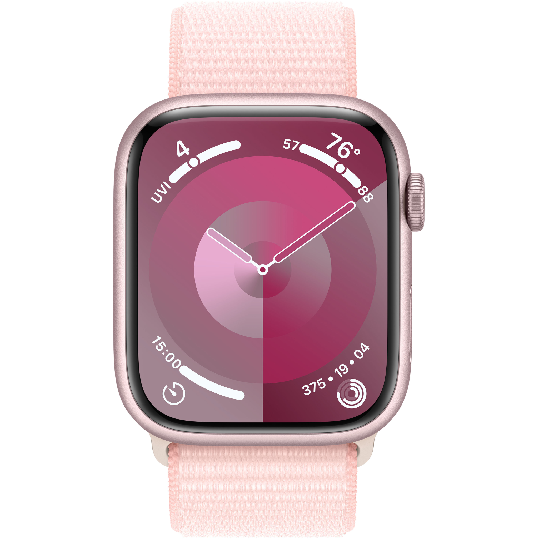 Watch Series 9 GPS 45mm Pink Aluminium Case / Light Pink Spo