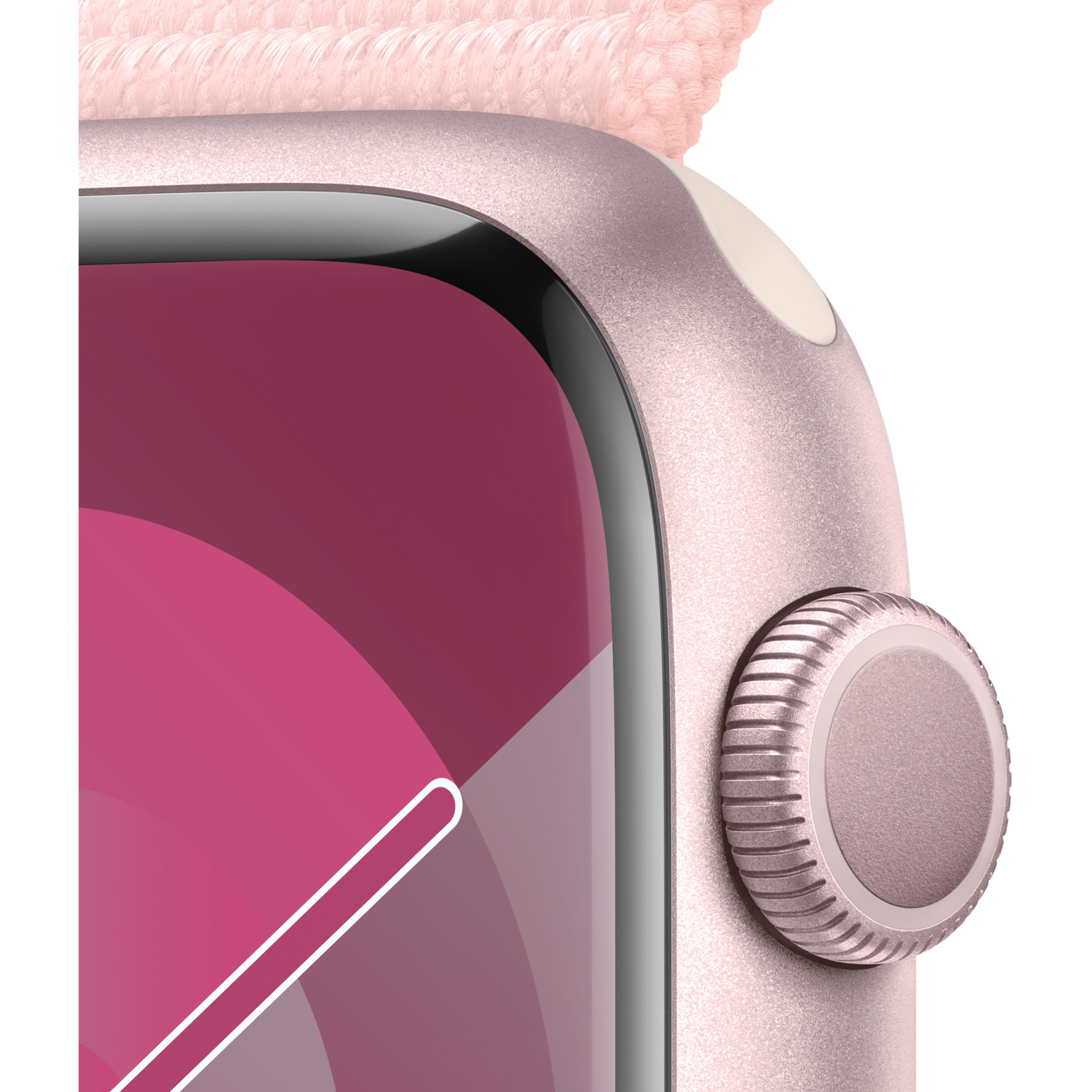 Watch Series 9 GPS 45mm Pink Aluminium Case / Light Pink Spo