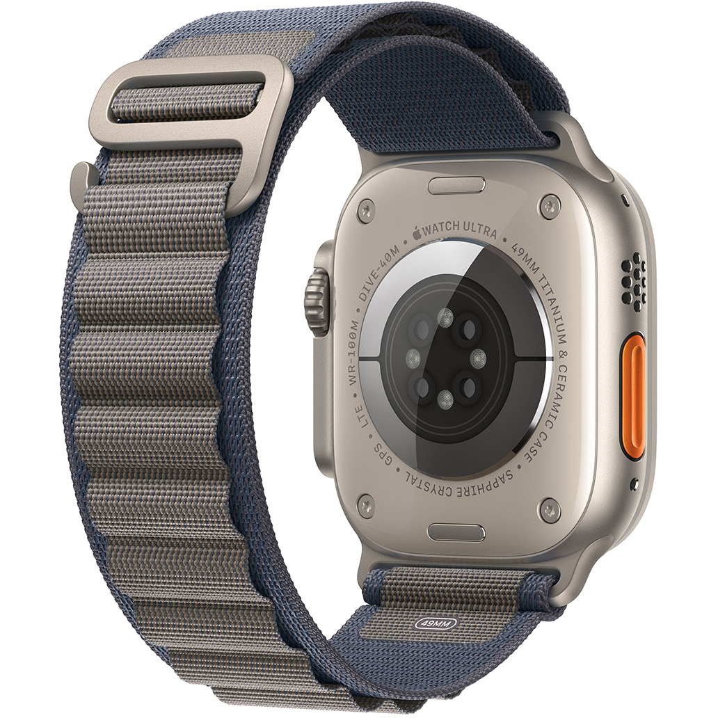 Watch Ultra 2 GPS + Cell. 49mm Titanium Case / Blue Alpine L