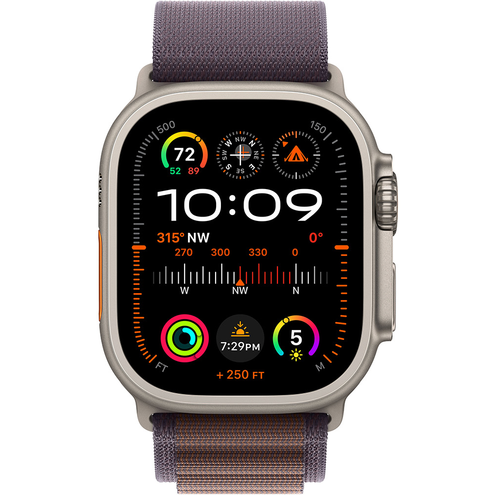 Watch Ultra 2 GPS + Cell. 49mm Titanium Case / Indigo Alpine