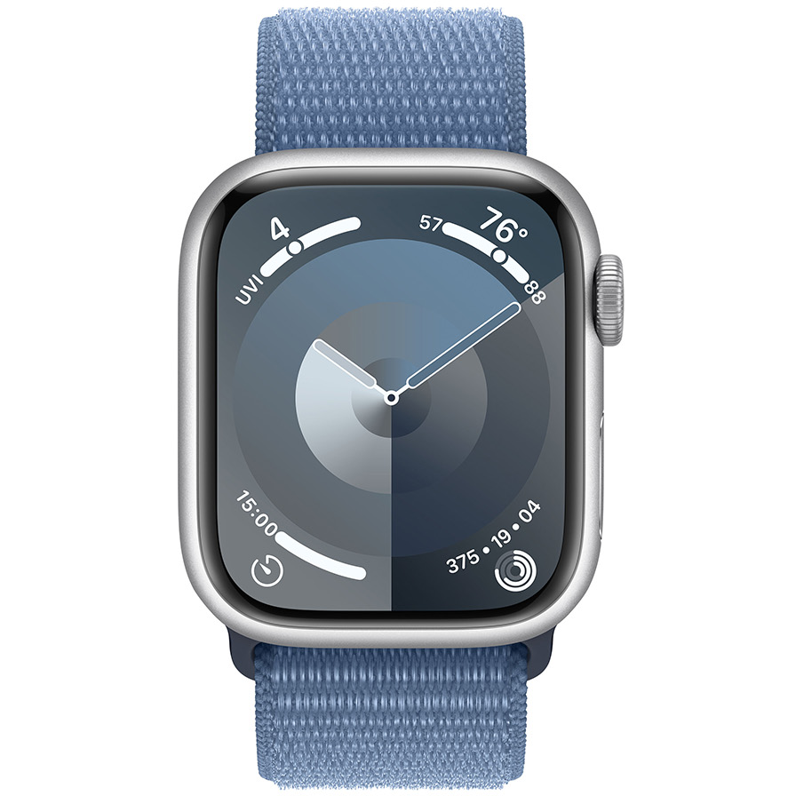 Watch Series 9 GPS + Cell. 41mm Silver Alu. Case / Winter Bl