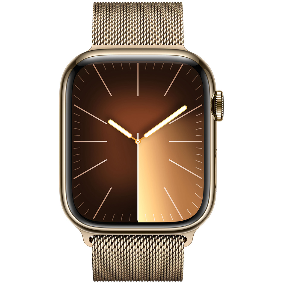 Watch Series 9 GPS + Cell. 45mm Gold Stainless Steel Case /