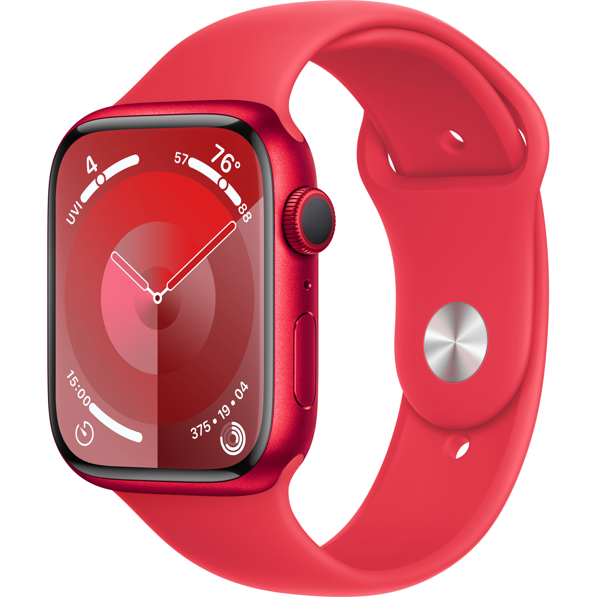 194253923183 Apple Watch Series 9 GPS 45mm (PRODUCT)RED Aluminium Case wi Telefon & GPS,Smartwatch,Watch 14900032530 MRXK3DH/A