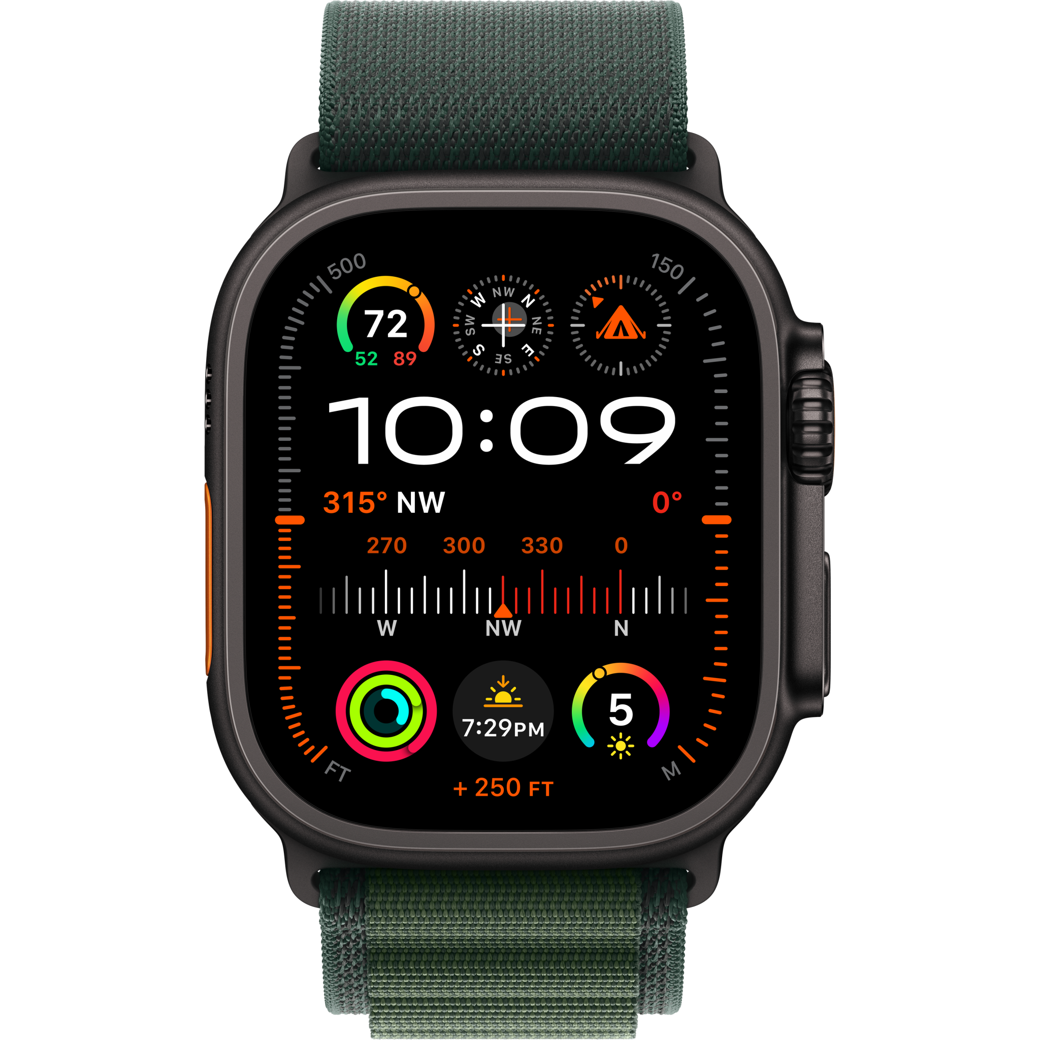 195949583575 Watch Ultra 2 GPS+Cell. 49mm Black Tit. with Dark Green Alpi Telefon & GPS,Smartwatch,Watch 14900035580 MX4Q3DH/A