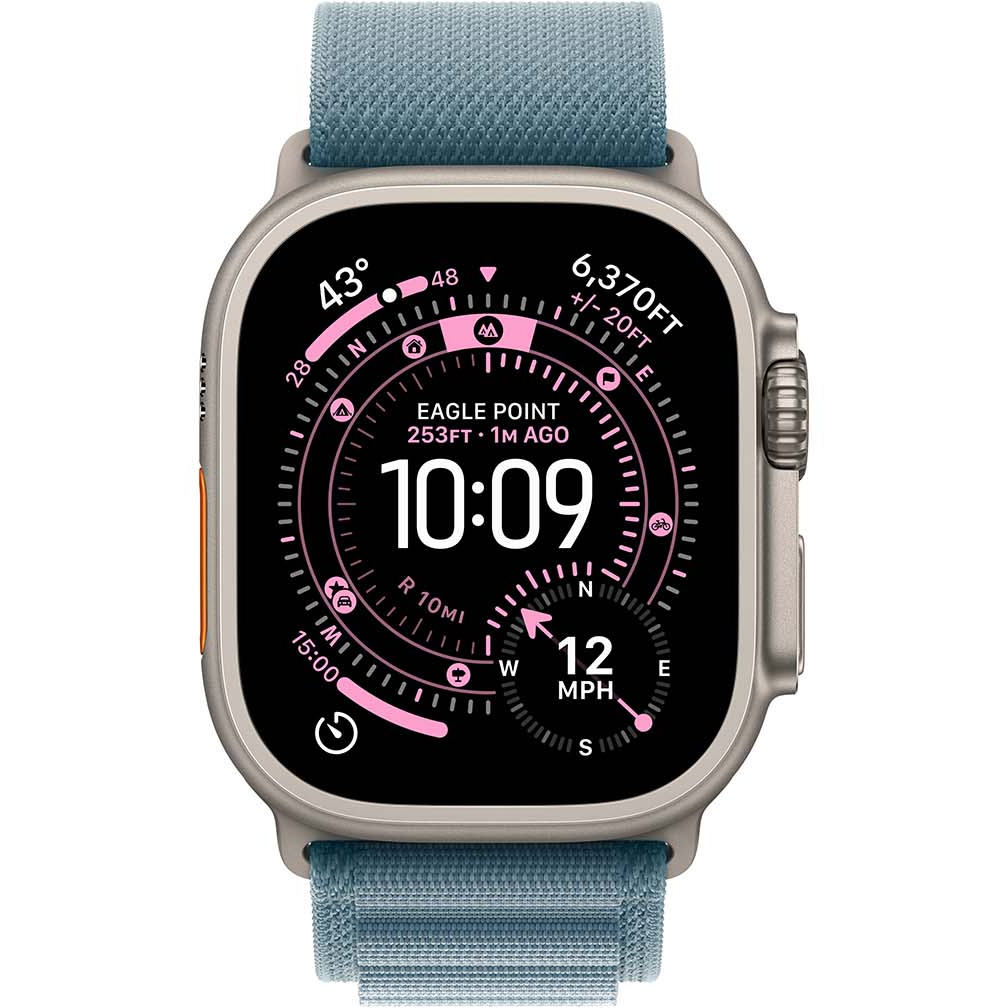 195950481839 Watch Ultra 3 GPS+Cell. 49mm Nat. Tit. with Light Blue Alpin Telefon & GPS,Smartwatch,Watch 14900040810 MEWM4DH/A