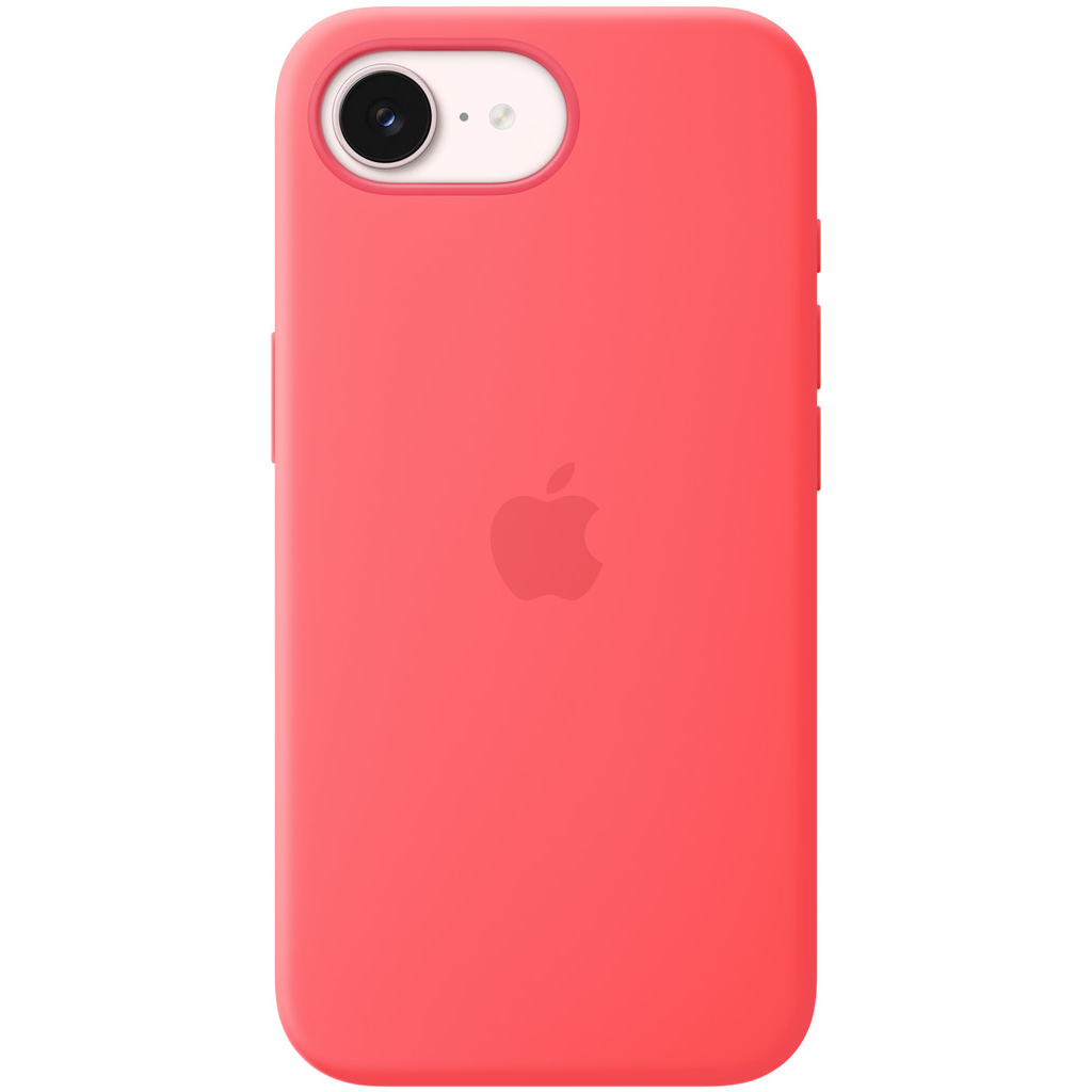 Apple iPhone 17e Silicone Case, Bright Guava MHWH4ZM/A