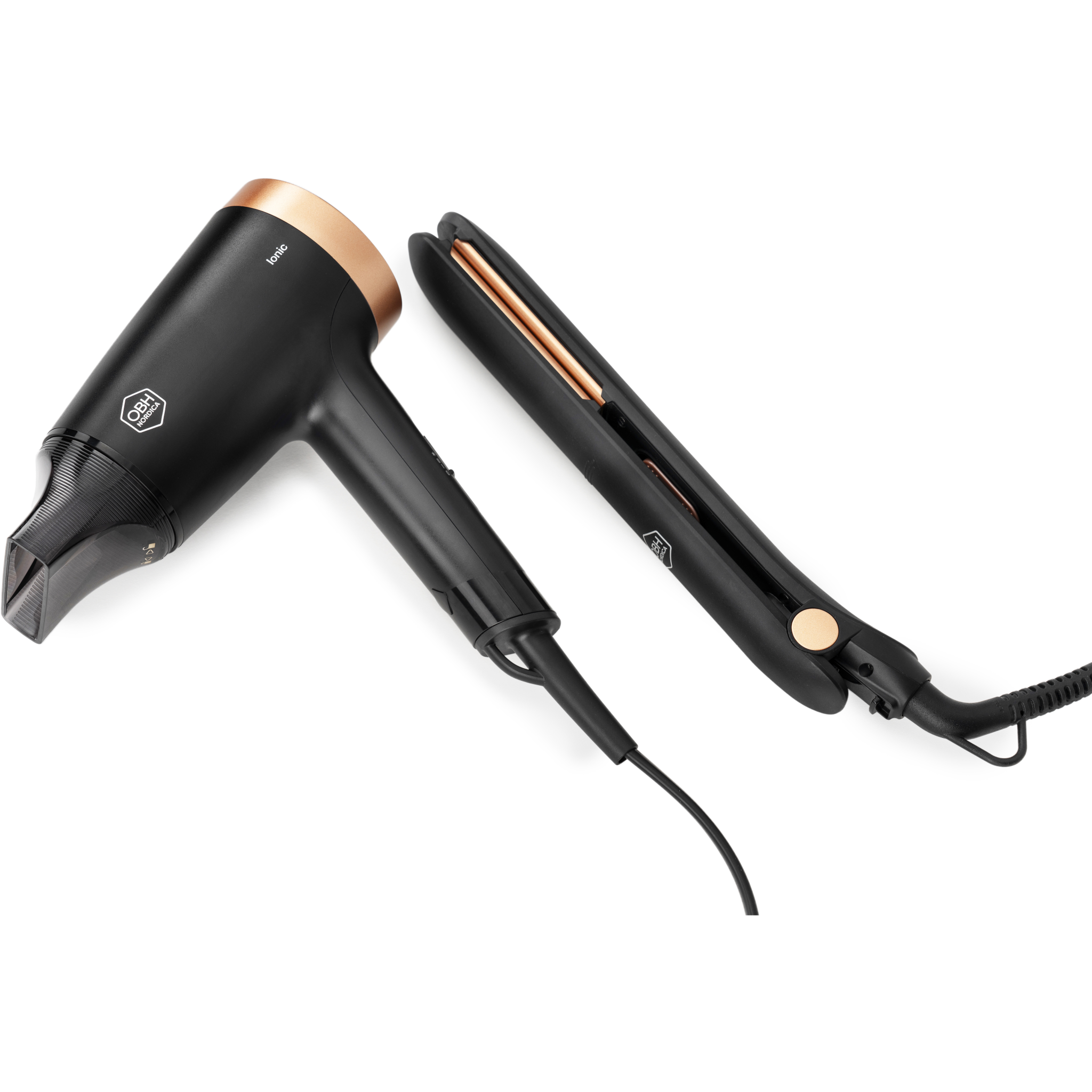 3121040092002 OBH Nordica Glam & Shine styling kit - Føntørre og glattejer Personlig pleje,Hårpleje,Føntørrer 2190012643 